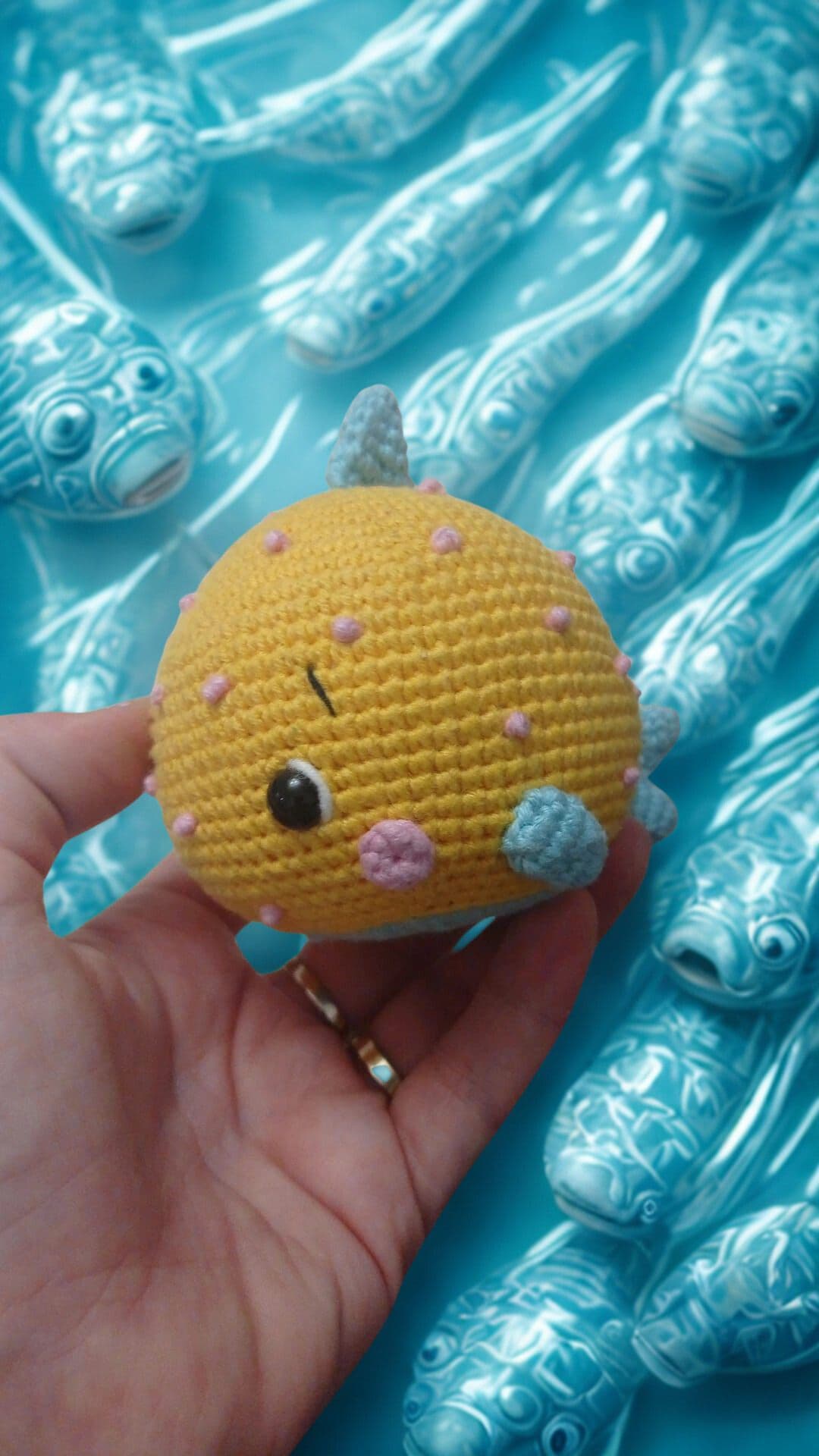 Amigurumi Sevimli Balon Baligi thumbnail 1