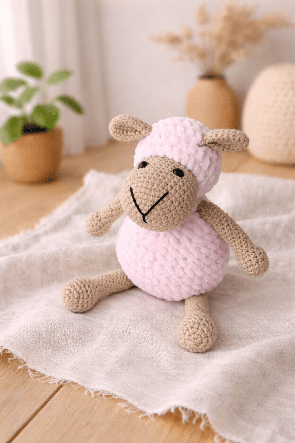 Amigurumi Kuzu Bebek Hediyesi Oyuncak