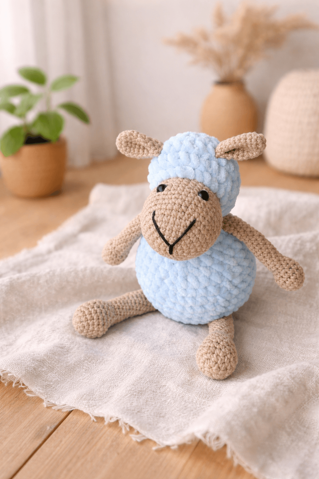 Amigurumi Kuzu Oyuncak Bebek Hediyesi